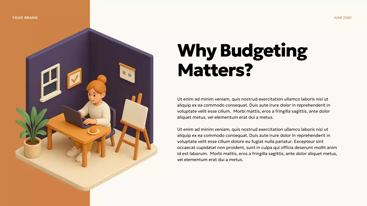 Purple Modern School Budget Presentation