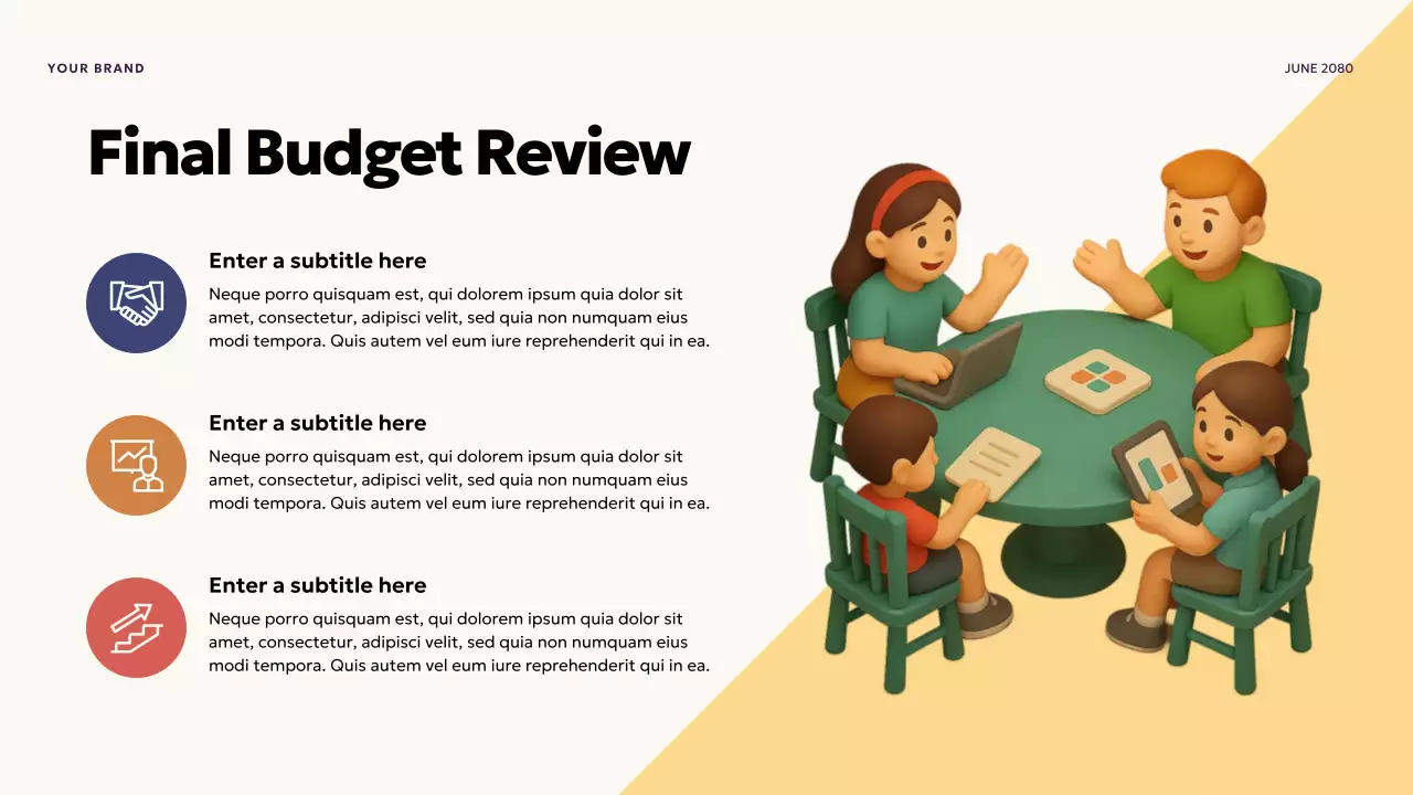 Purple Modern School Budget Presentation