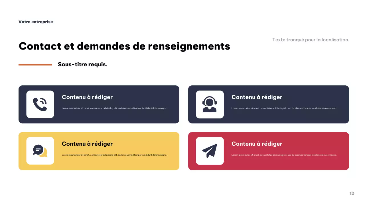 Présentation commerciale moderne grise