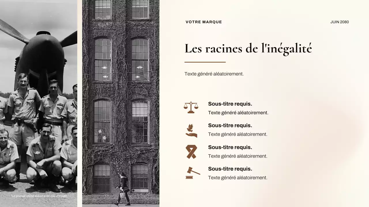 Présentation classique des droits civiques des Noirs