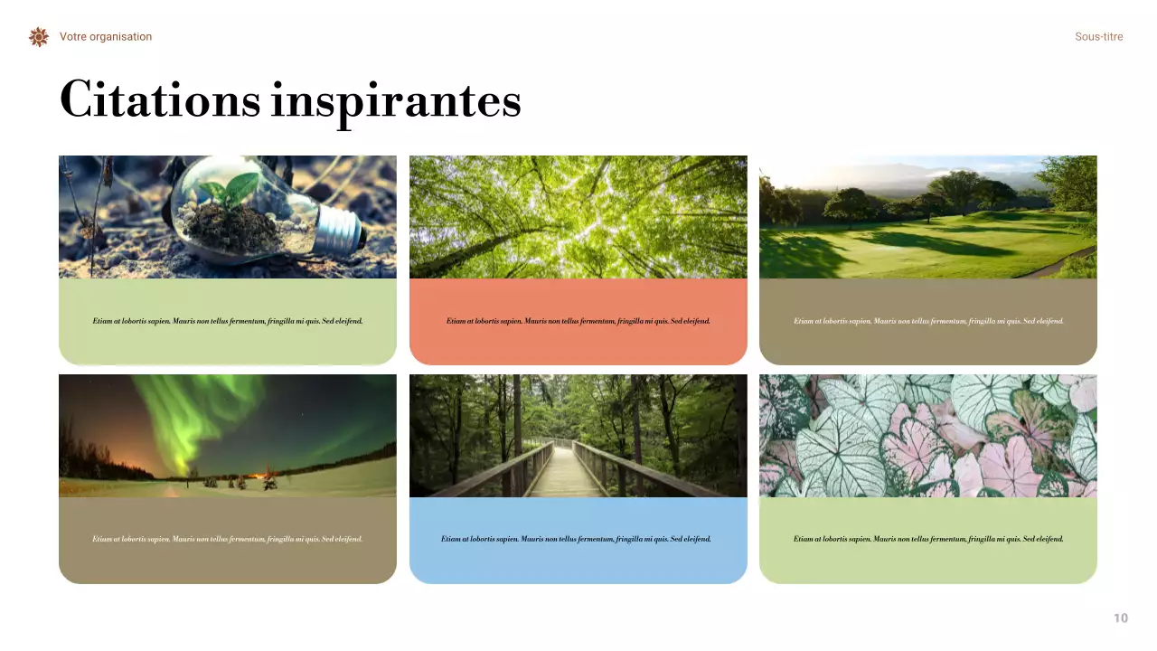 Présentation Orange sur le changement climatique minimal