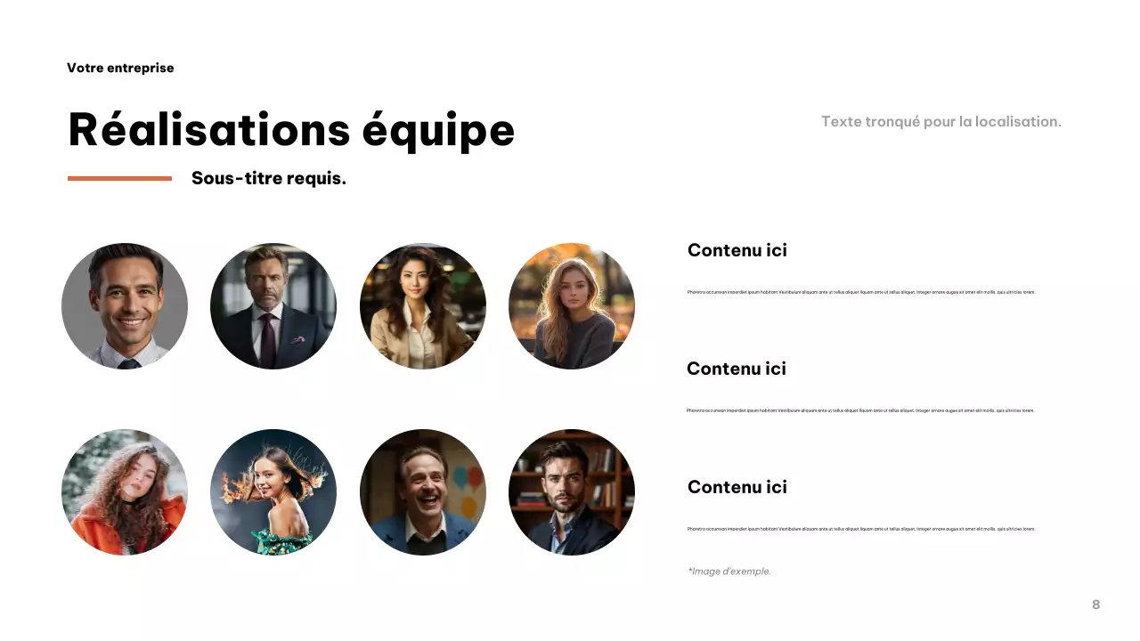 Présentation commerciale moderne grise