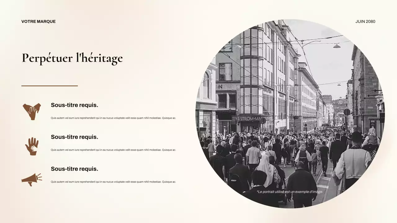 Présentation classique des droits civiques des Noirs