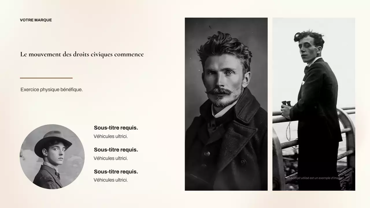 Présentation classique des droits civiques des Noirs