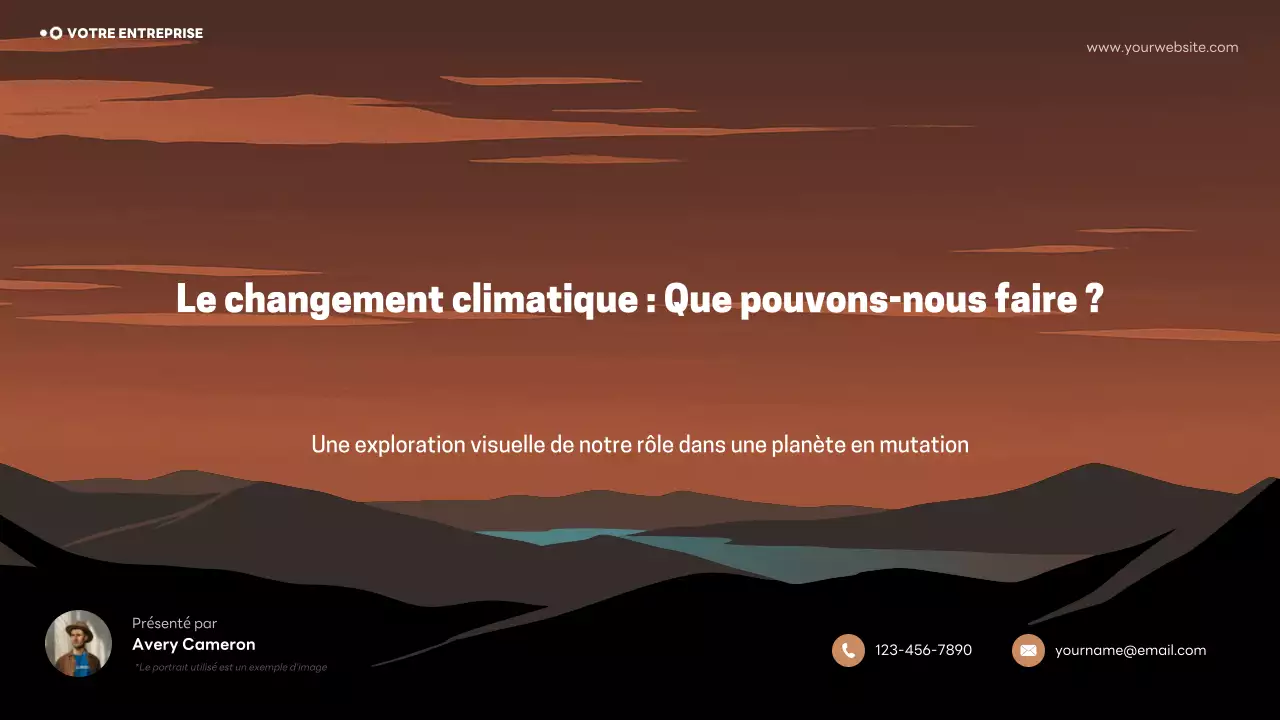 Présentation de la conférence Brown sur le climat moderne