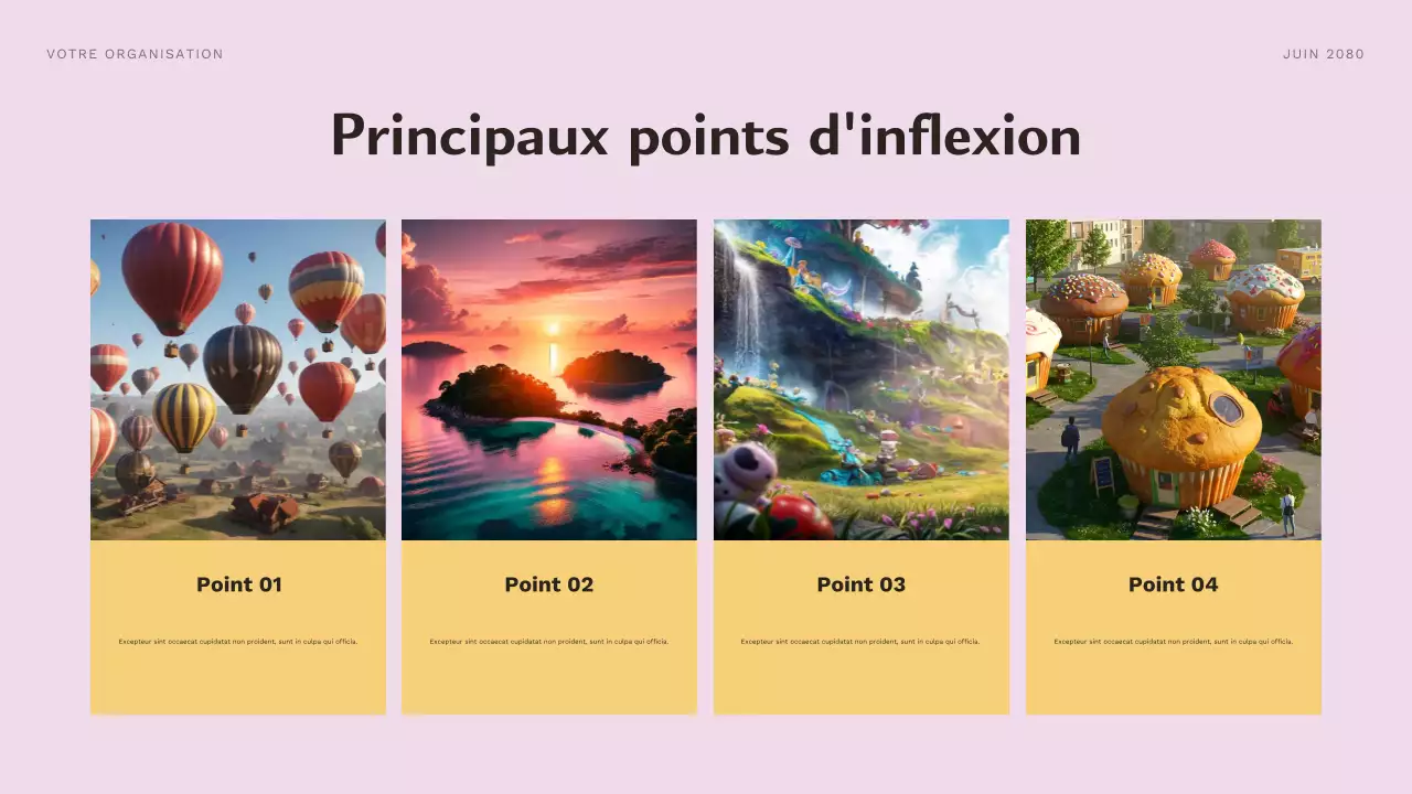 Présentation du cours sur les personnages esthétiques violets