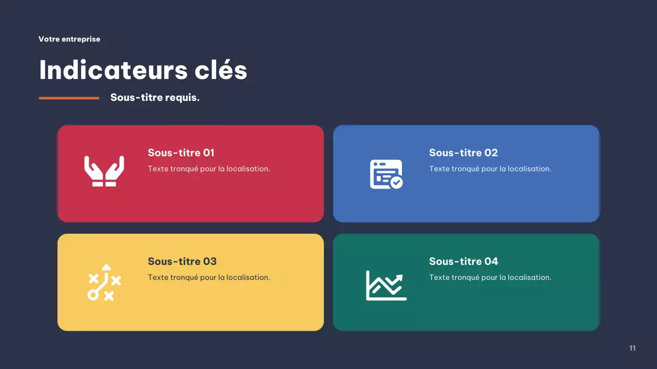 Présentation commerciale moderne grise