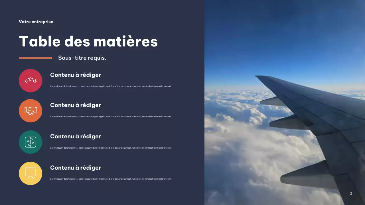 Présentation commerciale moderne grise