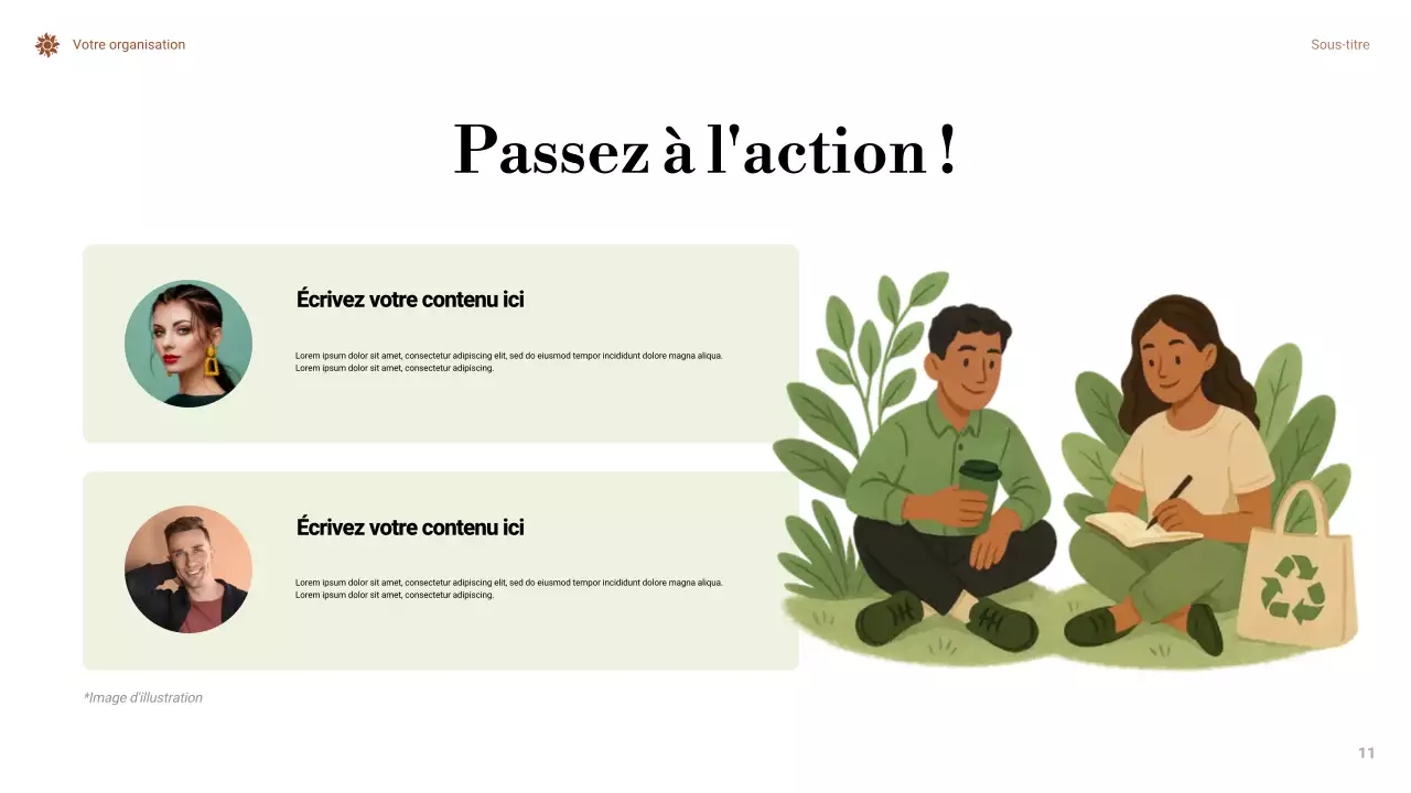 Présentation Orange sur le changement climatique minimal