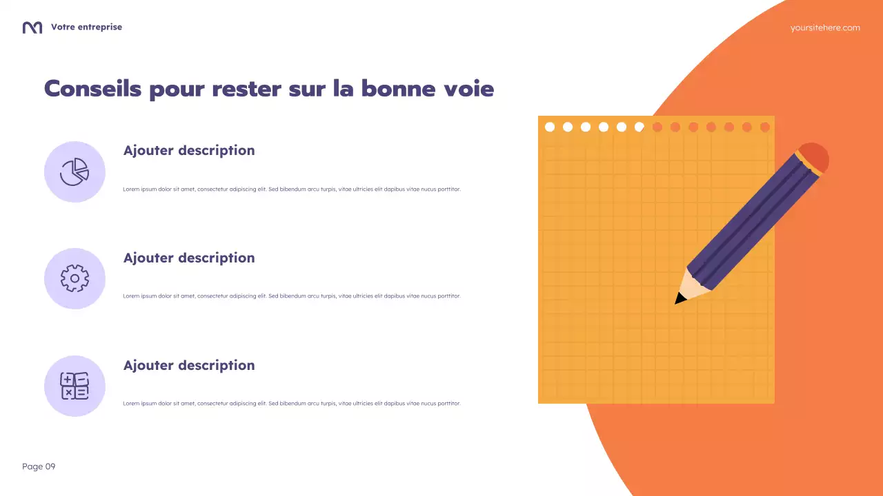 Présentation du cours de budgétisation Purple Cartoon