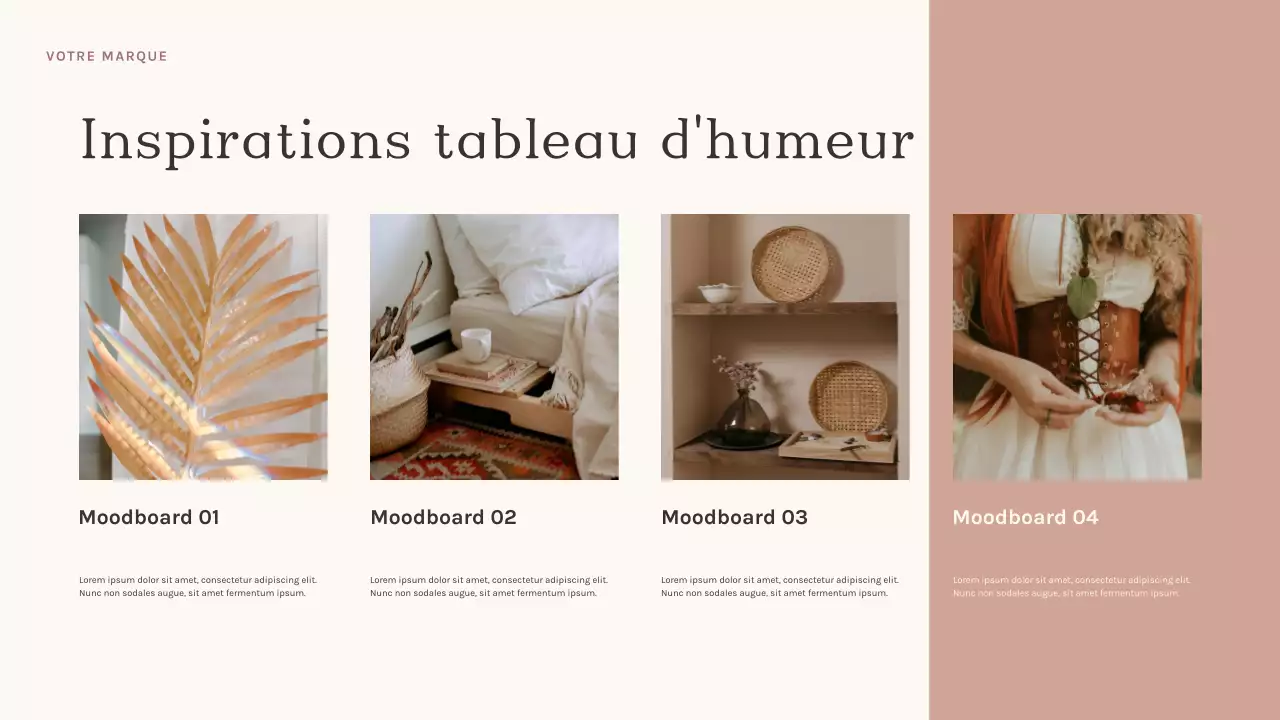 Présentation d'art abstrait sur le vin