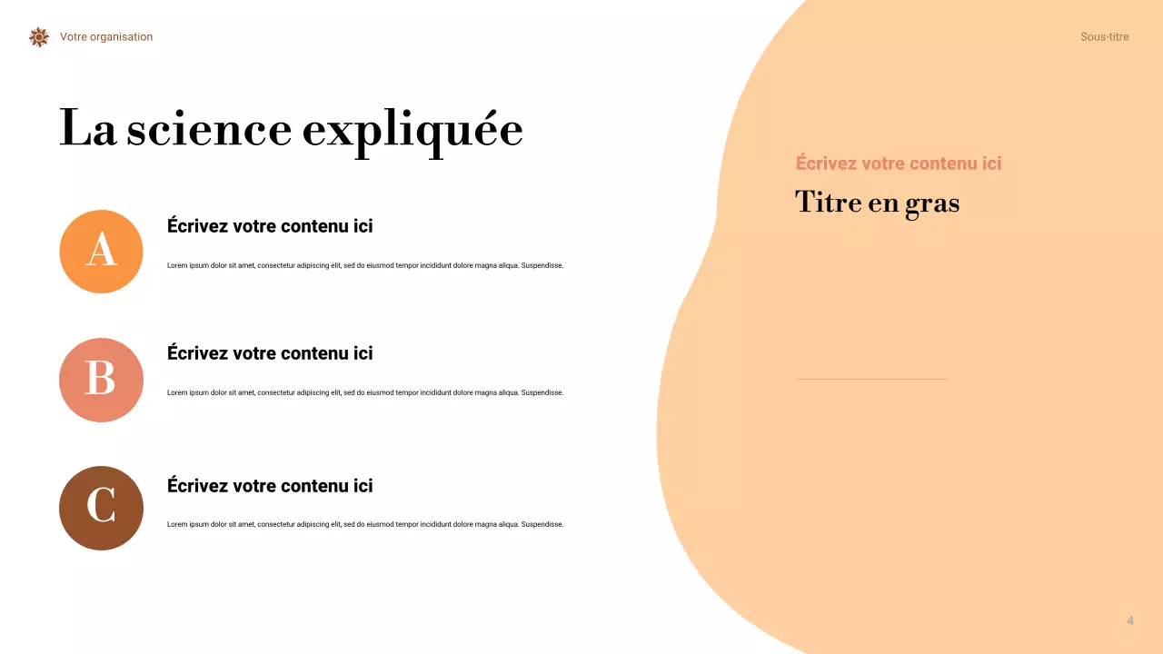 Présentation Orange sur le changement climatique minimal