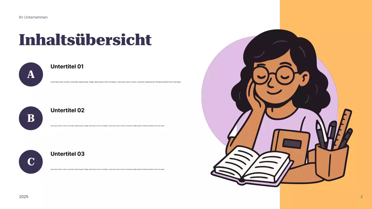 Lila Modern Identity Guide Präsentation