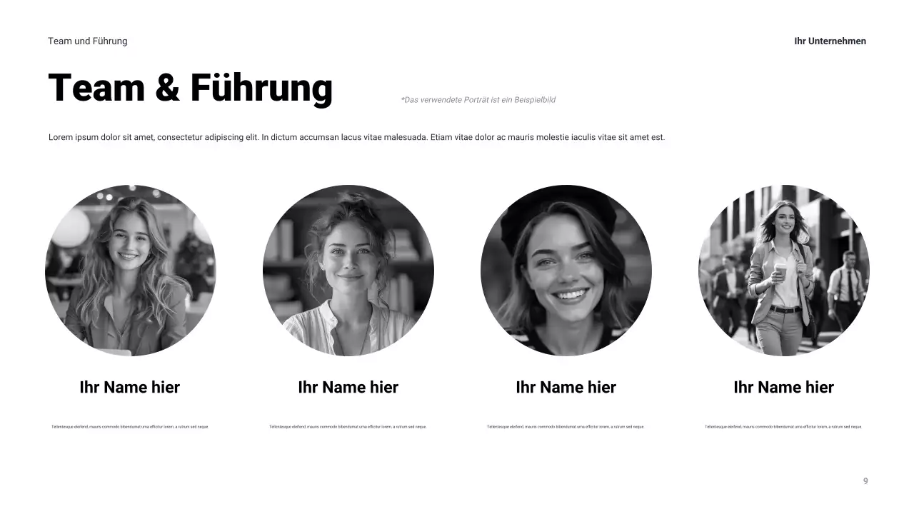 Moderne Businesspräsentation der Marine