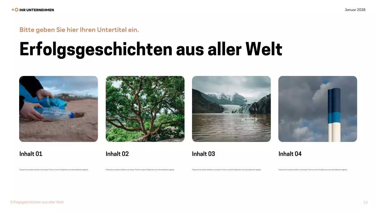 Brown Modern Climate Lecture Präsentation