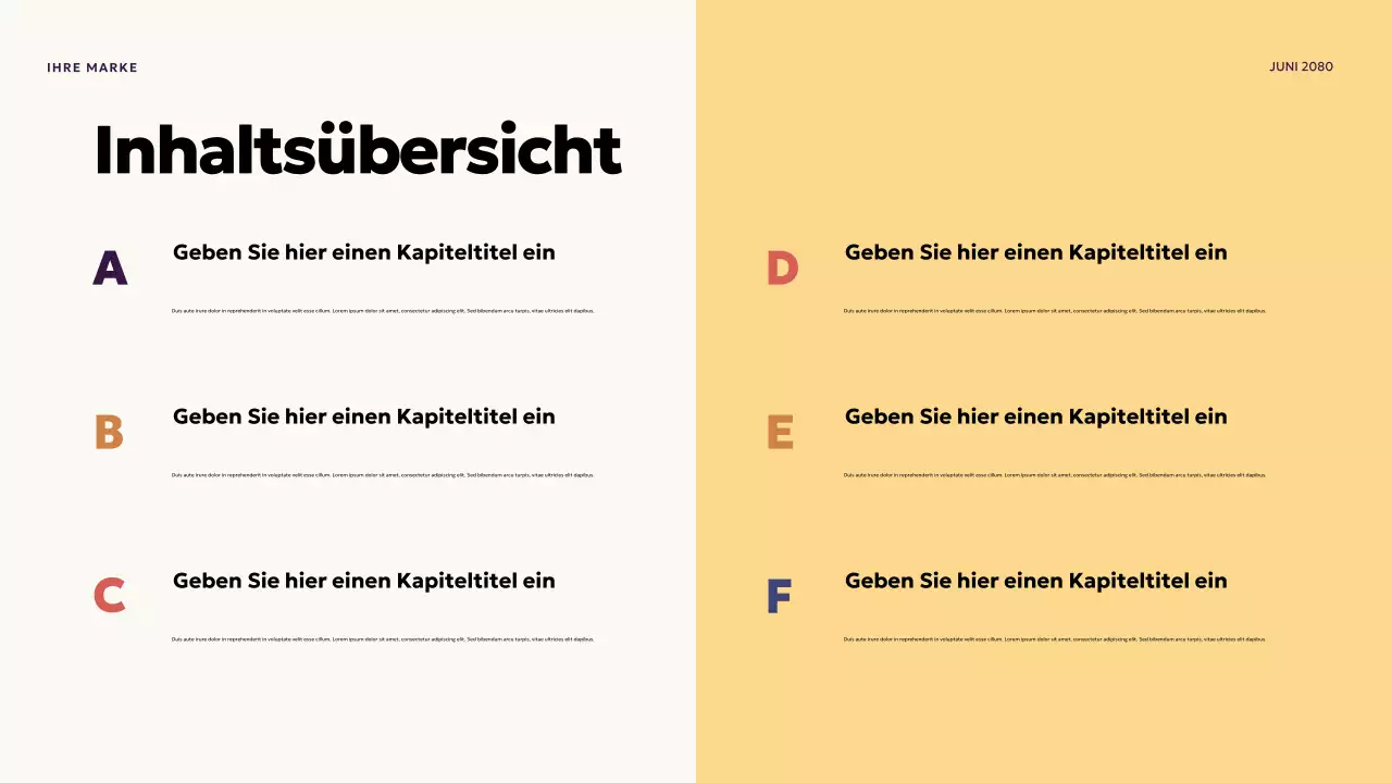 Lila Moderne Finanzpräsentation