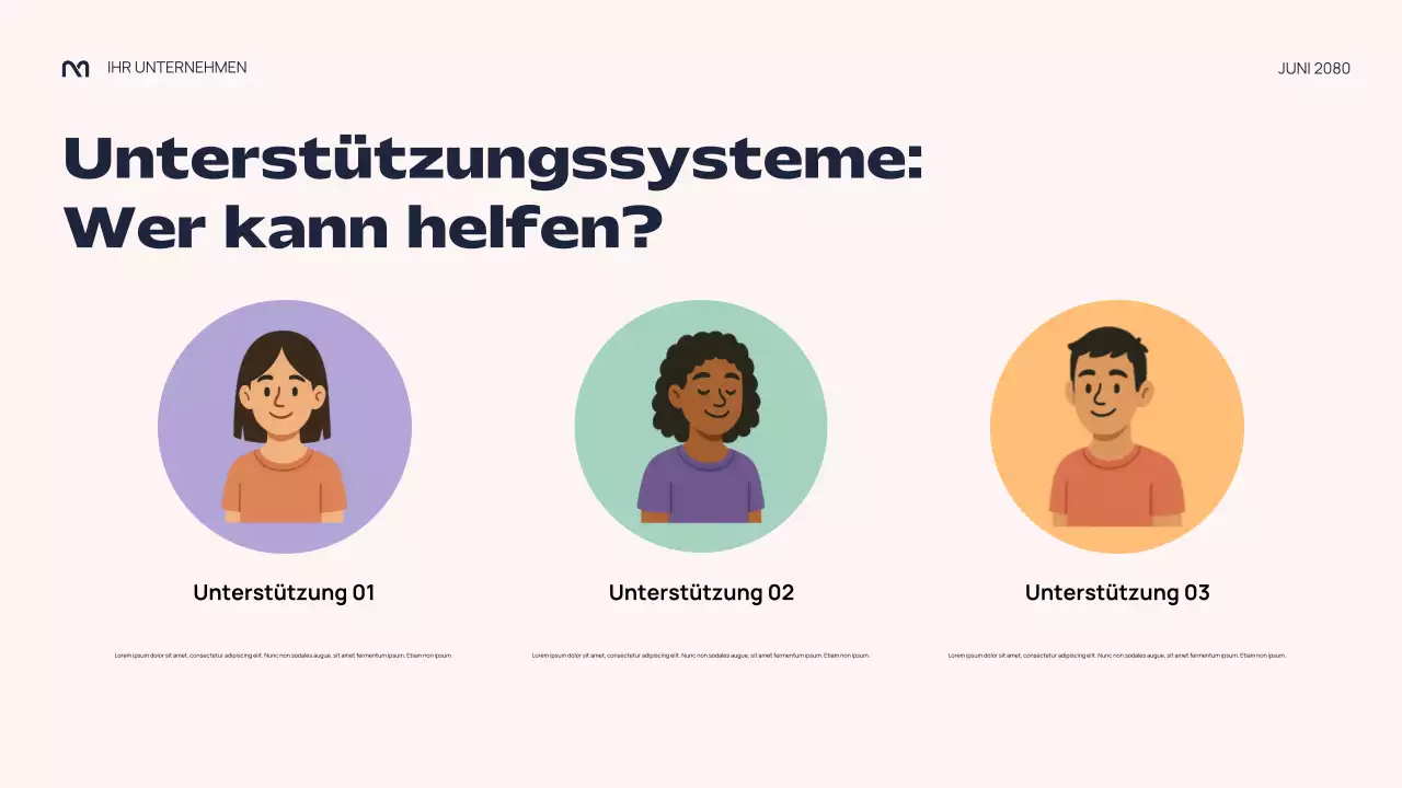 Farbenfrohe abstrakte Vorlesung zum Thema Gruppenzwang Präsentation