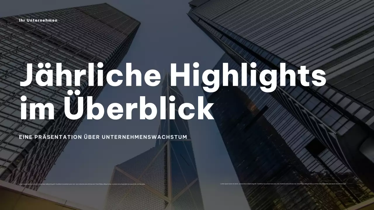 Graue moderne Geschäftspräsentation