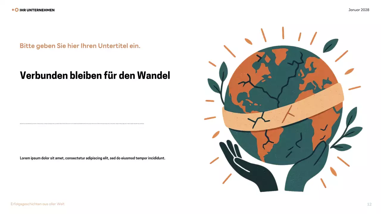 Brown Modern Climate Lecture Präsentation