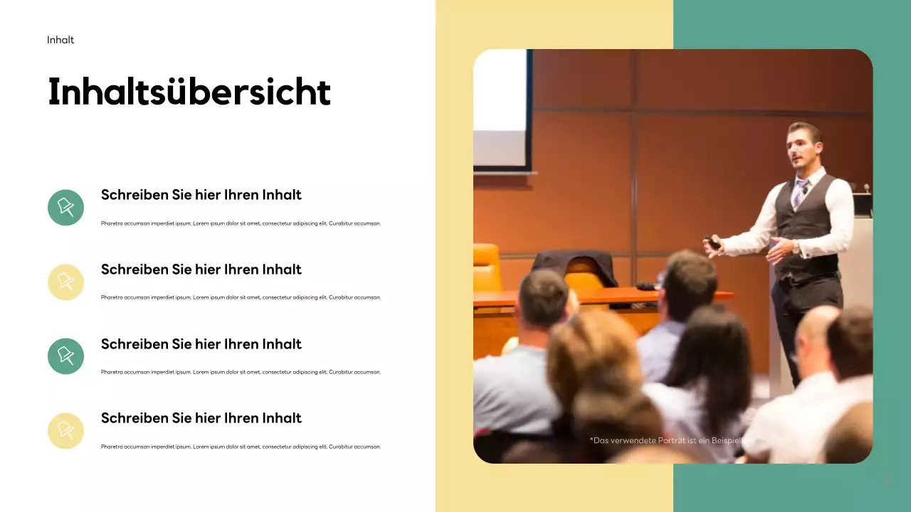 Orange Moderne Social Media Präsentation