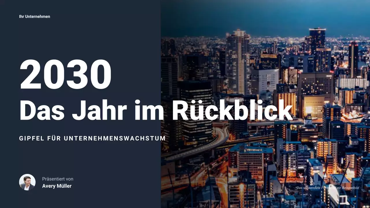 Moderne Businesspräsentation der Marine