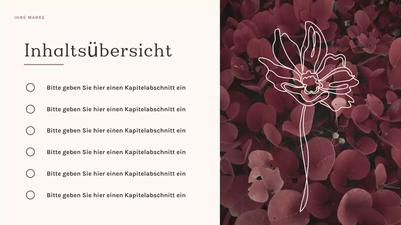 Wein Abstrakte Kunst Präsentation