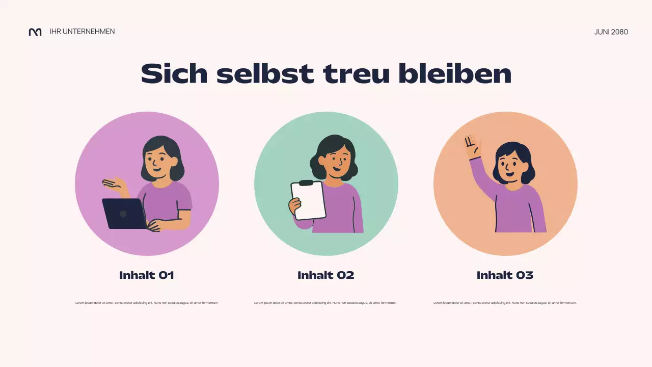 Farbenfrohe abstrakte Vorlesung zum Thema Gruppenzwang Präsentation