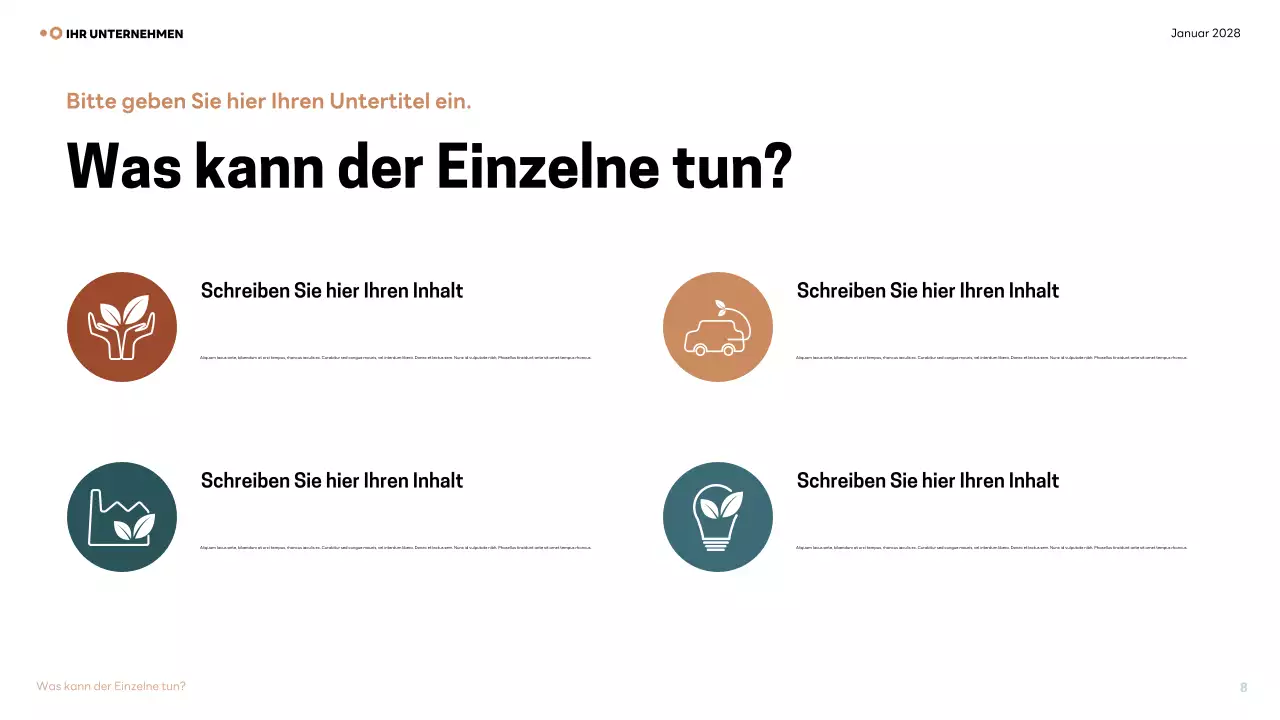 Brown Modern Climate Lecture Präsentation