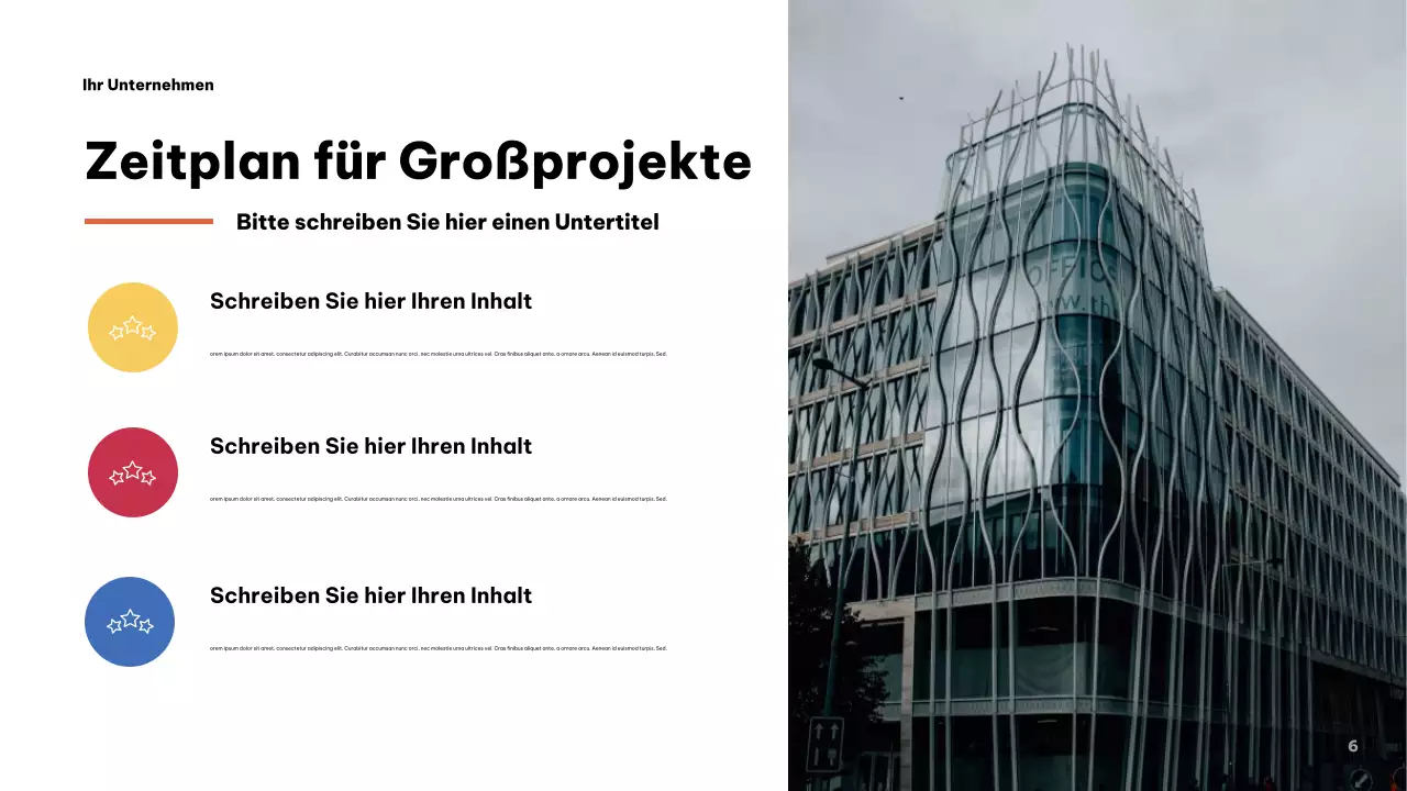 Graue moderne Geschäftspräsentation