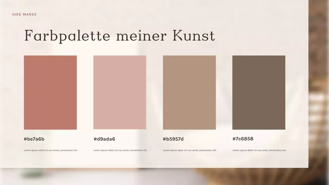 Wein Abstrakte Kunst Präsentation