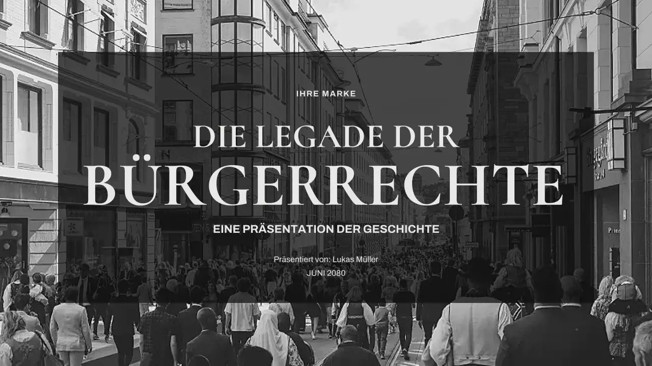 Präsentation zu den klassischen Bürgerrechten der Schwarzen