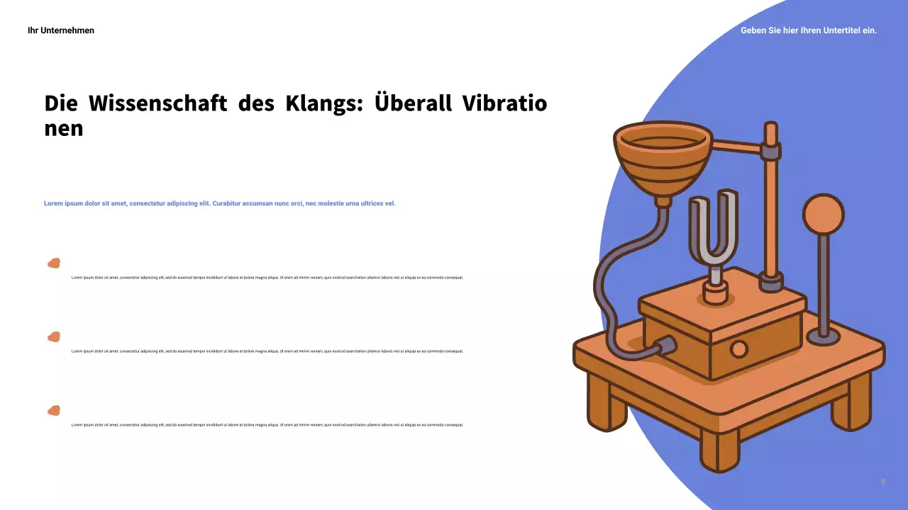 Gelbe moderne Wissenschaftspräsentation