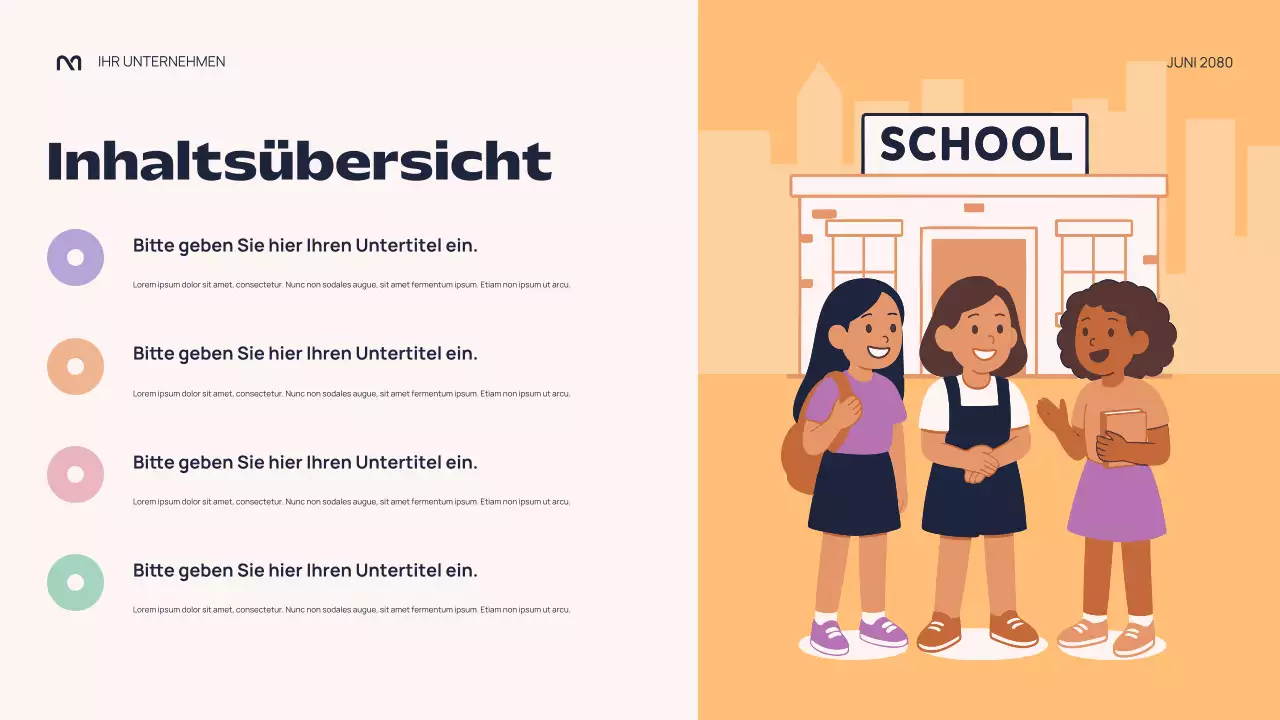 Farbenfrohe abstrakte Vorlesung zum Thema Gruppenzwang Präsentation