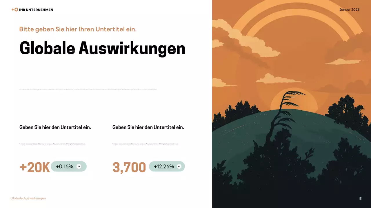 Brown Modern Climate Lecture Präsentation