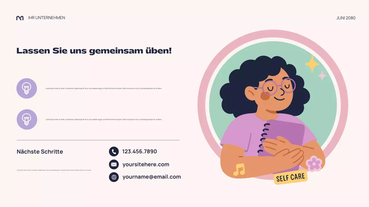 Farbenfrohe abstrakte Vorlesung zum Thema Gruppenzwang Präsentation