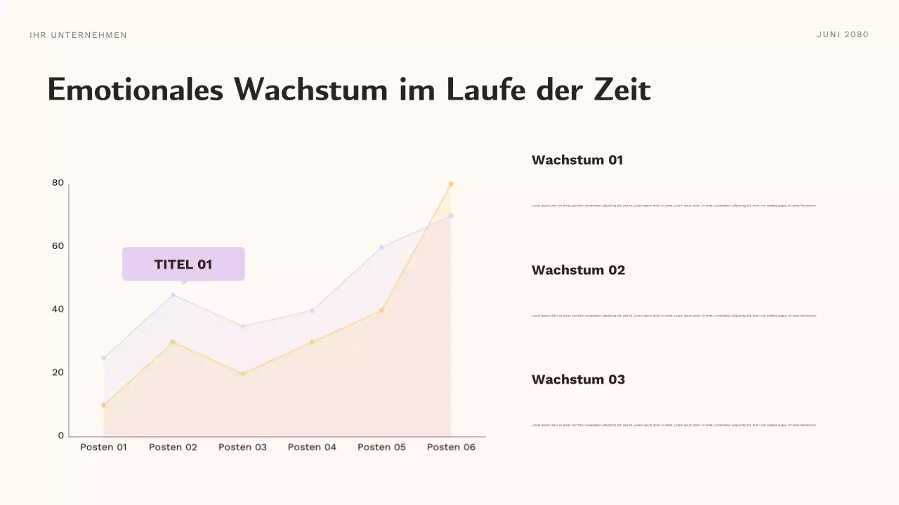 Lila Ästhetik Charakter Kurs Präsentation