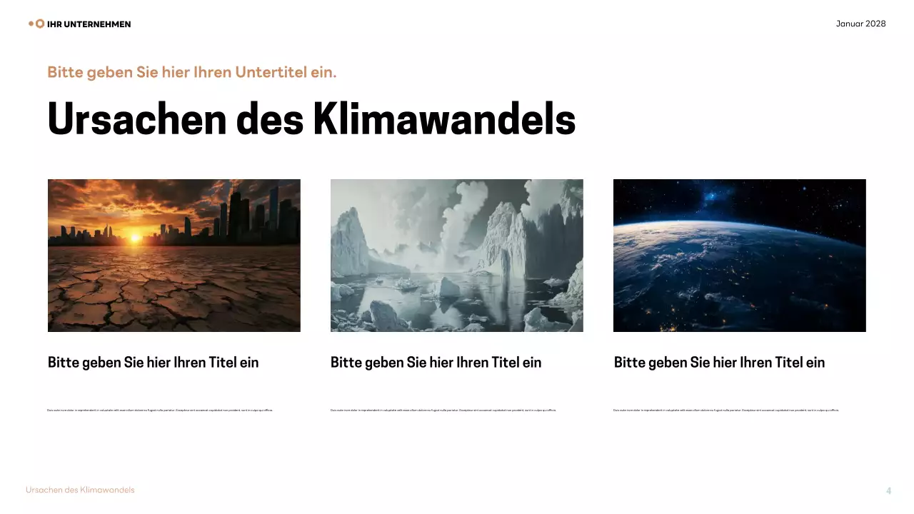 Brown Modern Climate Lecture Präsentation