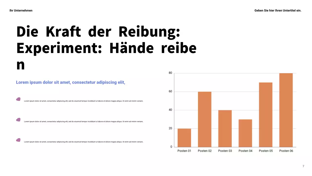 Gelbe moderne Wissenschaftspräsentation