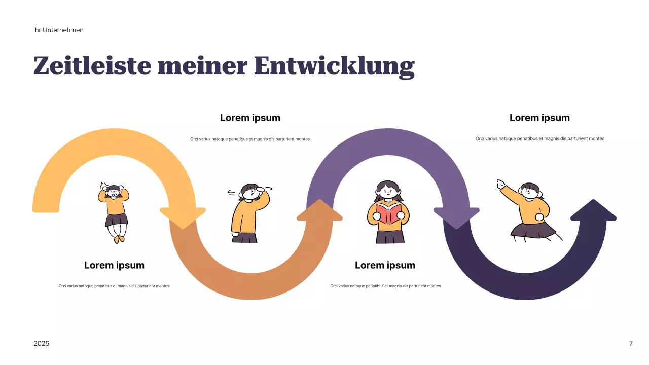 Lila Modern Identity Guide Präsentation