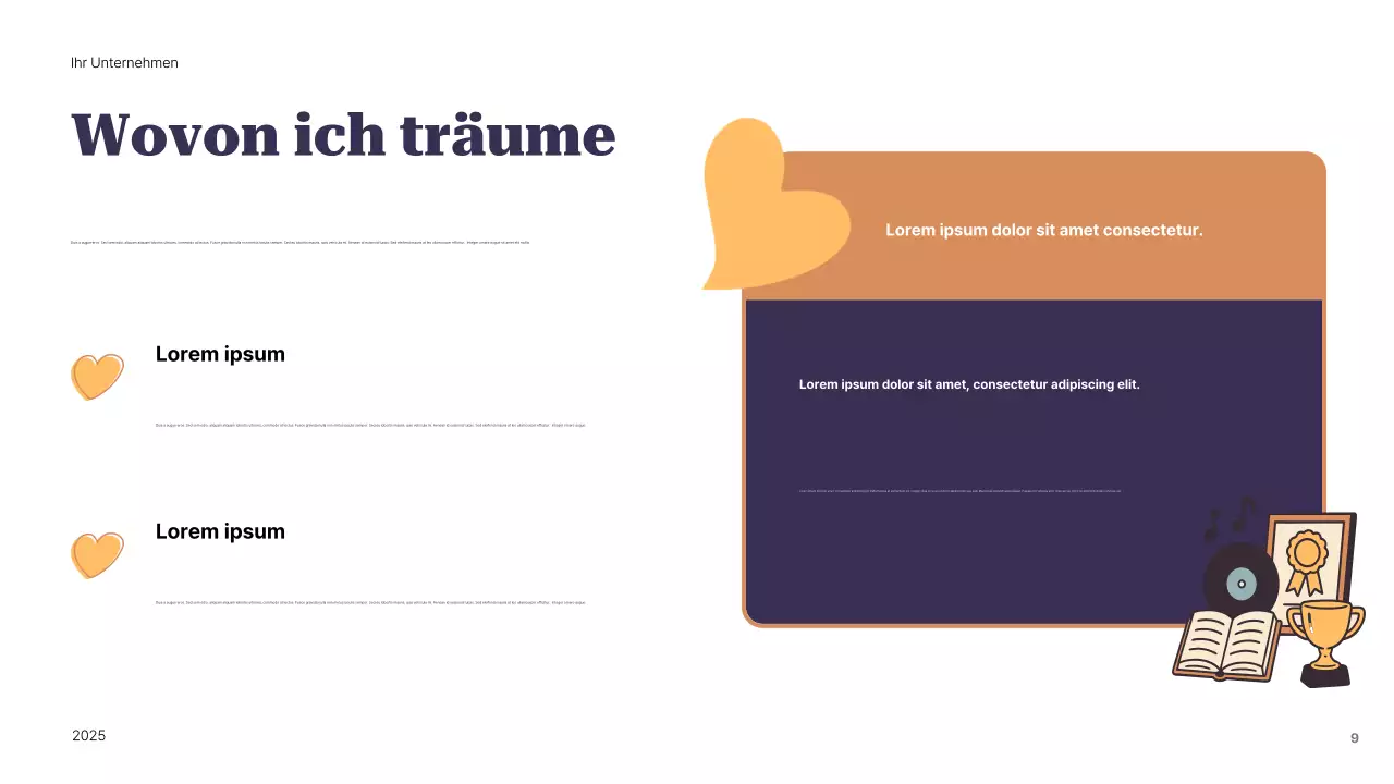 Lila Modern Identity Guide Präsentation