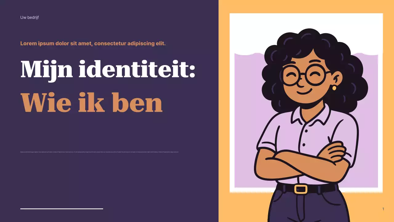 Presentatie van de Purple Modern Identity Guide
