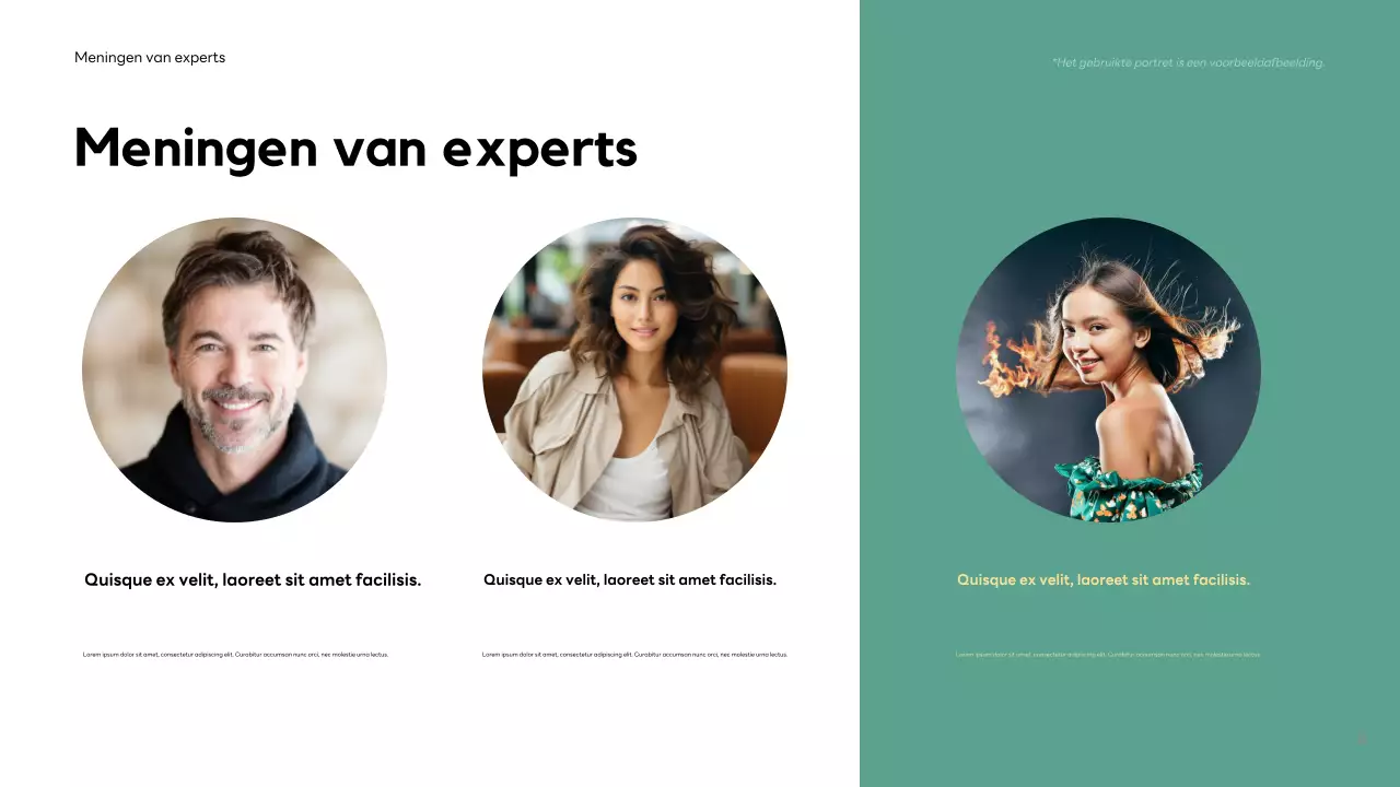 Oranje moderne sociale media presentatie