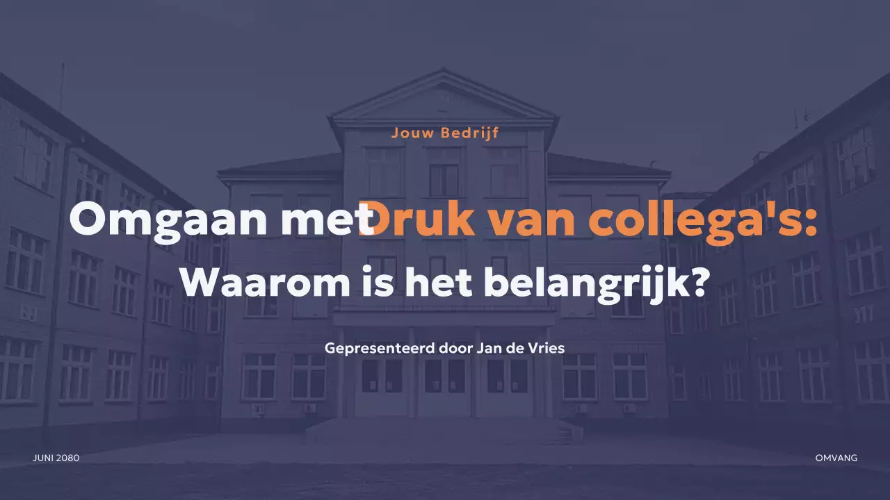 Presentatie over modern onderwijs van de marine