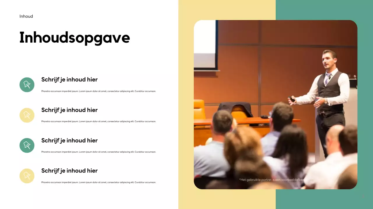 Oranje moderne sociale media presentatie