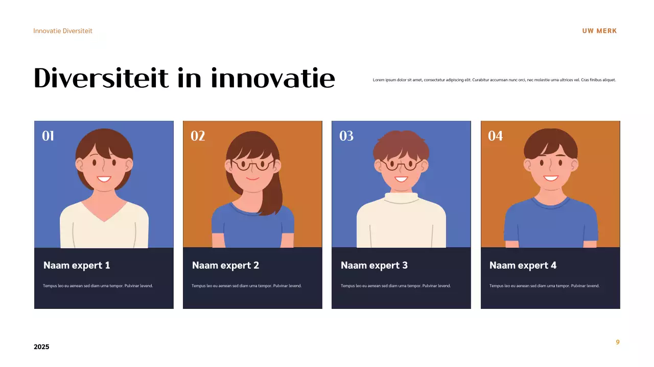 Presentatie van Orange Modern Inventors