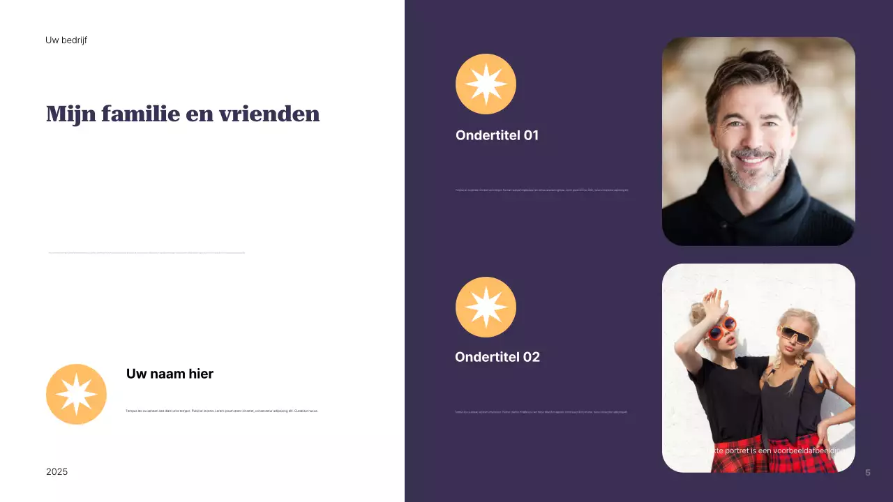 Presentatie van de Purple Modern Identity Guide