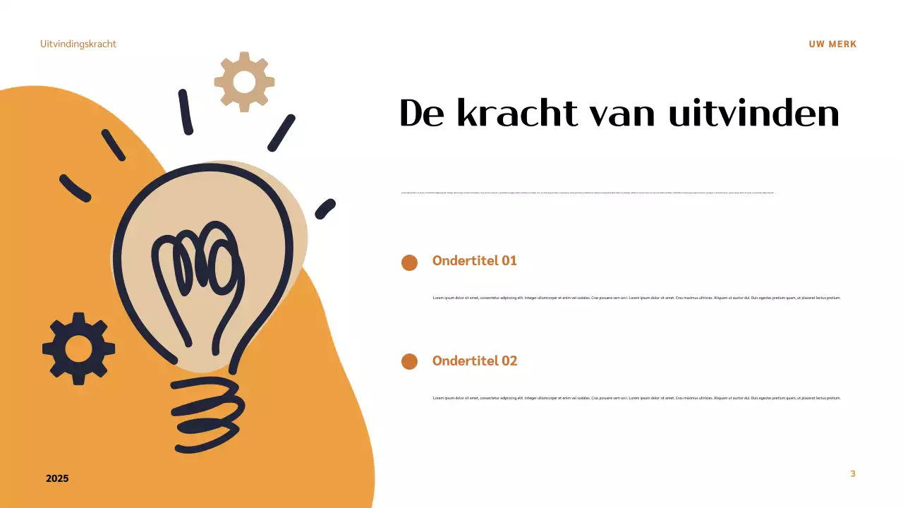 Presentatie van Orange Modern Inventors