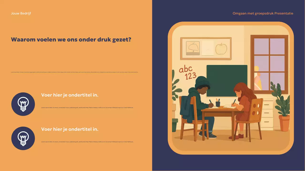 Presentatie over modern onderwijs van de marine