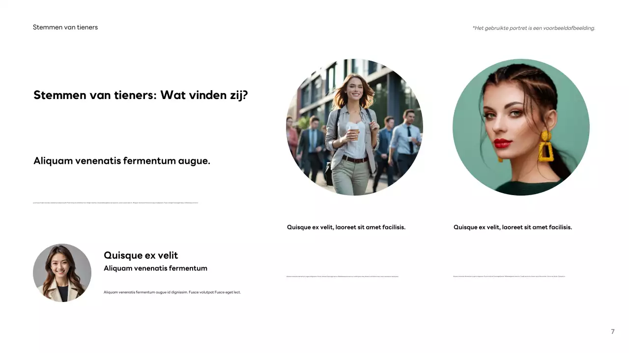 Oranje moderne sociale media presentatie