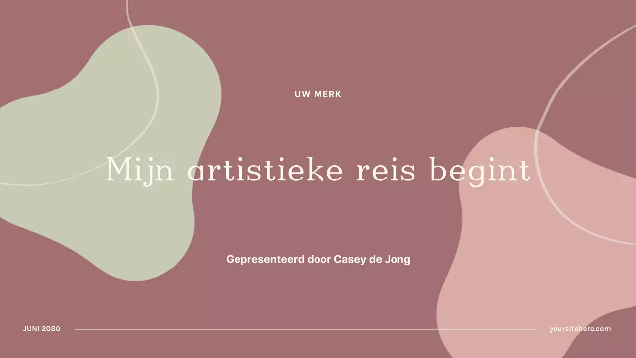 Wijn abstracte kunstpresentatie